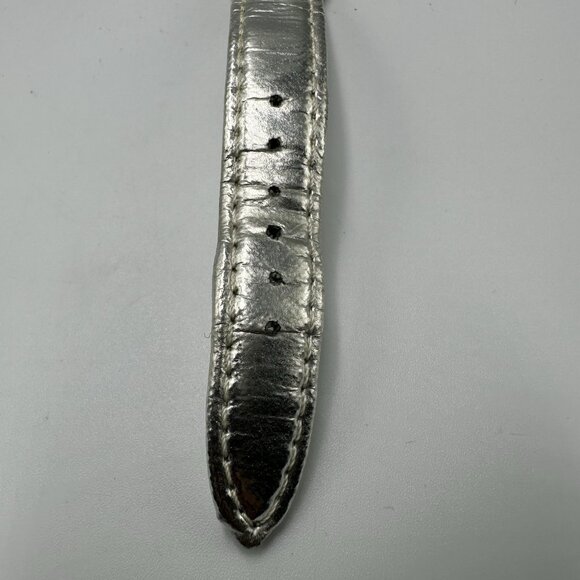 Vintage Shannons Watch Women Silver Tone Rotating Heart Dial New Battery 8.5" - Picture 6 of 14